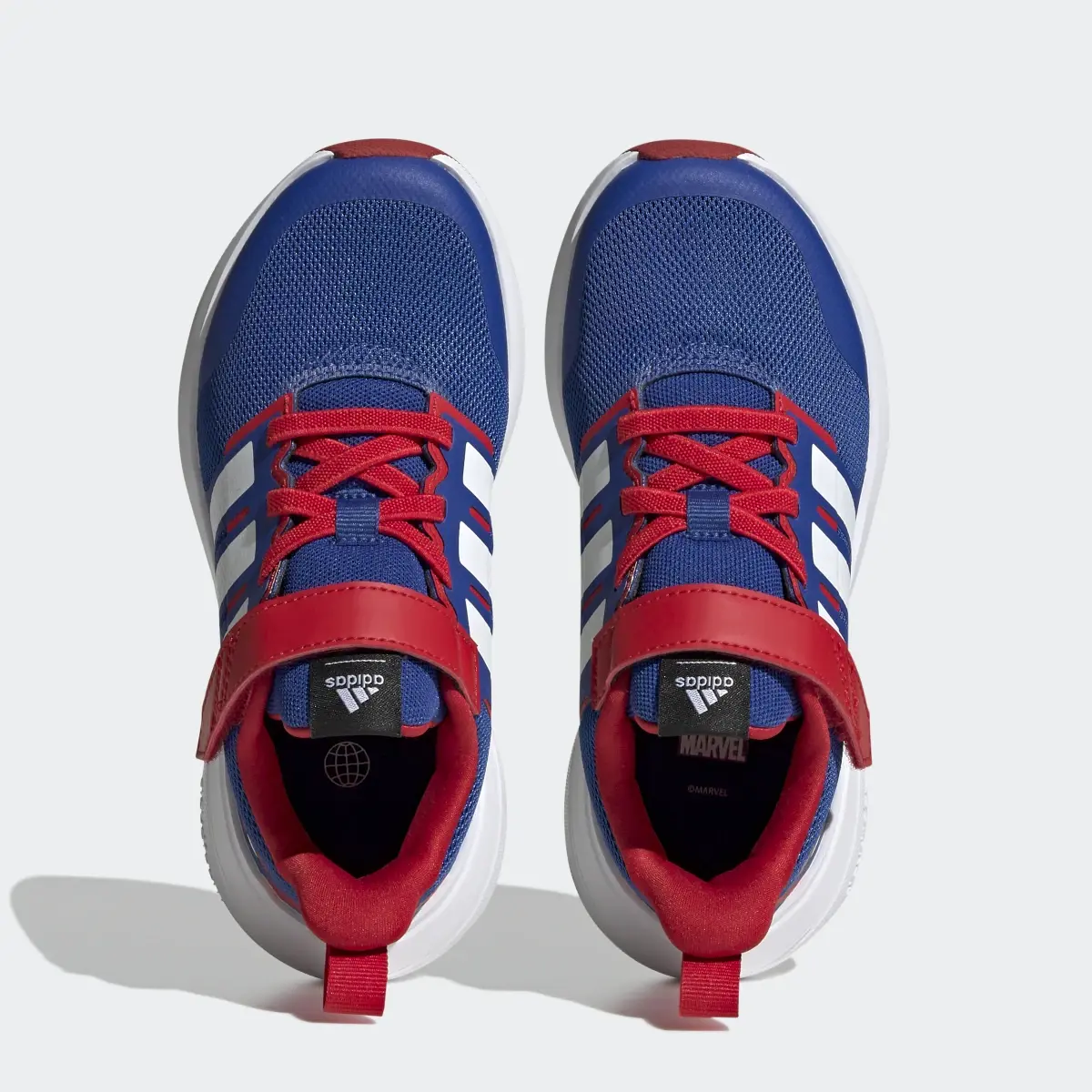 Adidas Chaussure à lacets élastiques et scratch sur le dessus adidas x Marvel FortaRun Spider-Man 2.0 Cloudfoam. 3