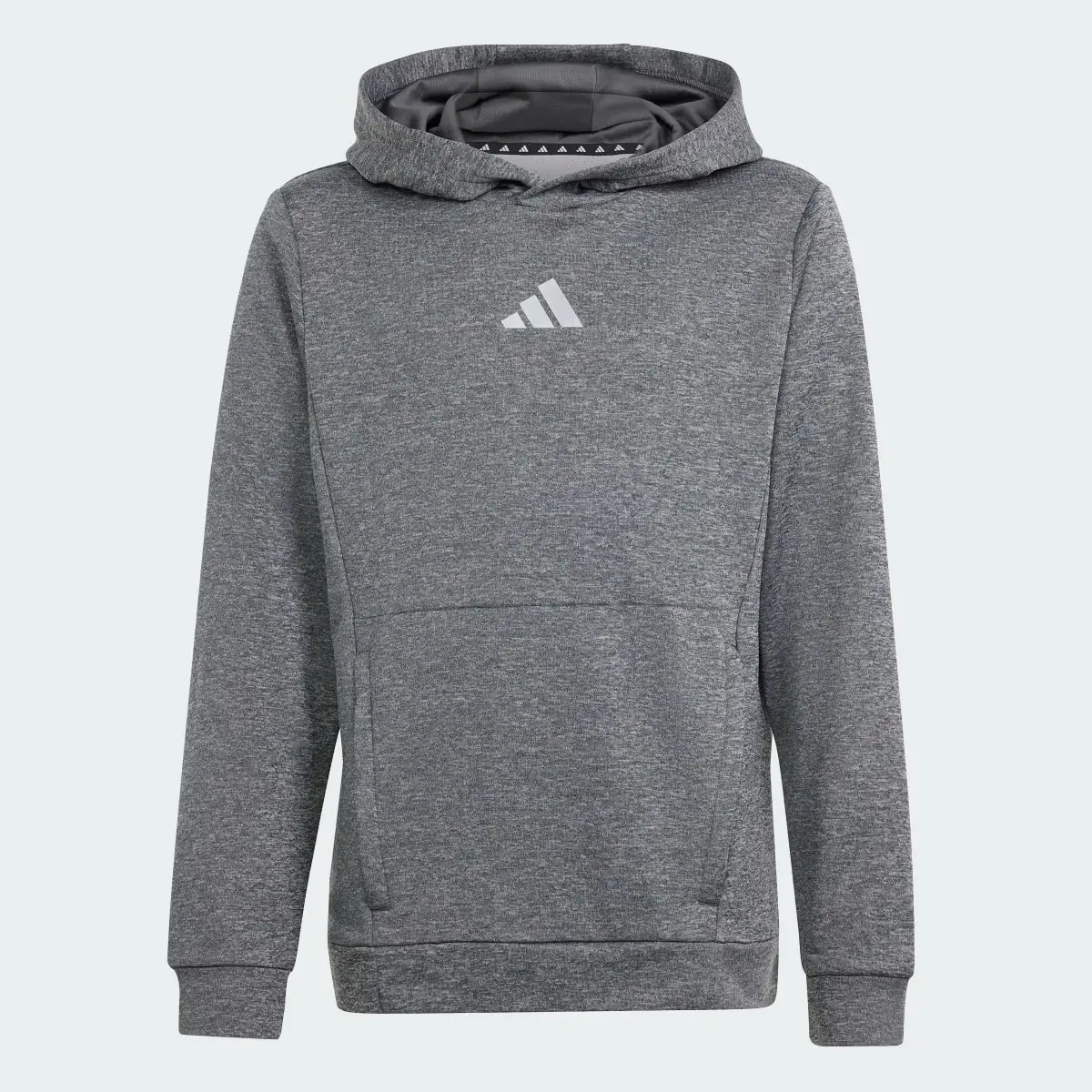 Adidas Sudadera con capucha Training AEROREADY Heather (Adolescentes). 1