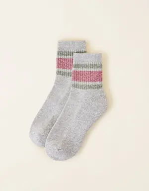 Adult Stripe Melange Sock