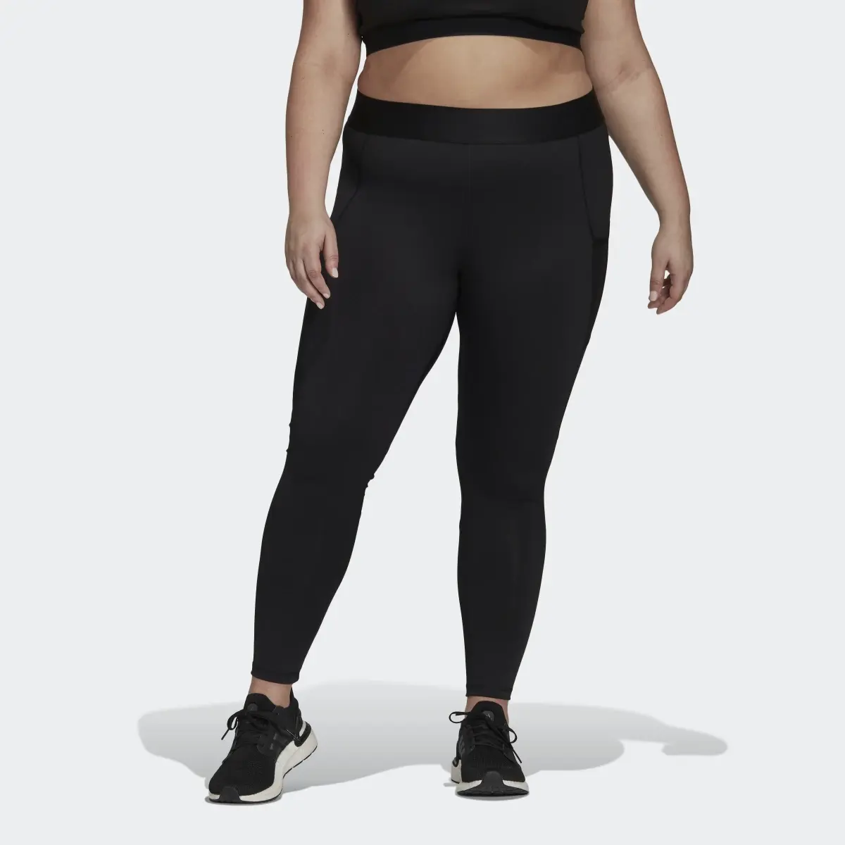 Adidas Techfit Period-Proof Leggings (Plus Size). 1