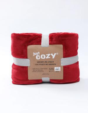 Red - Sherpa Blanket