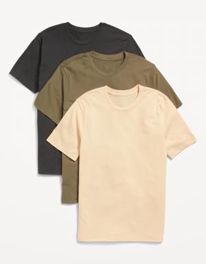 Soft-Washed Crew-Neck T-Shirt 3-Pack for Men 