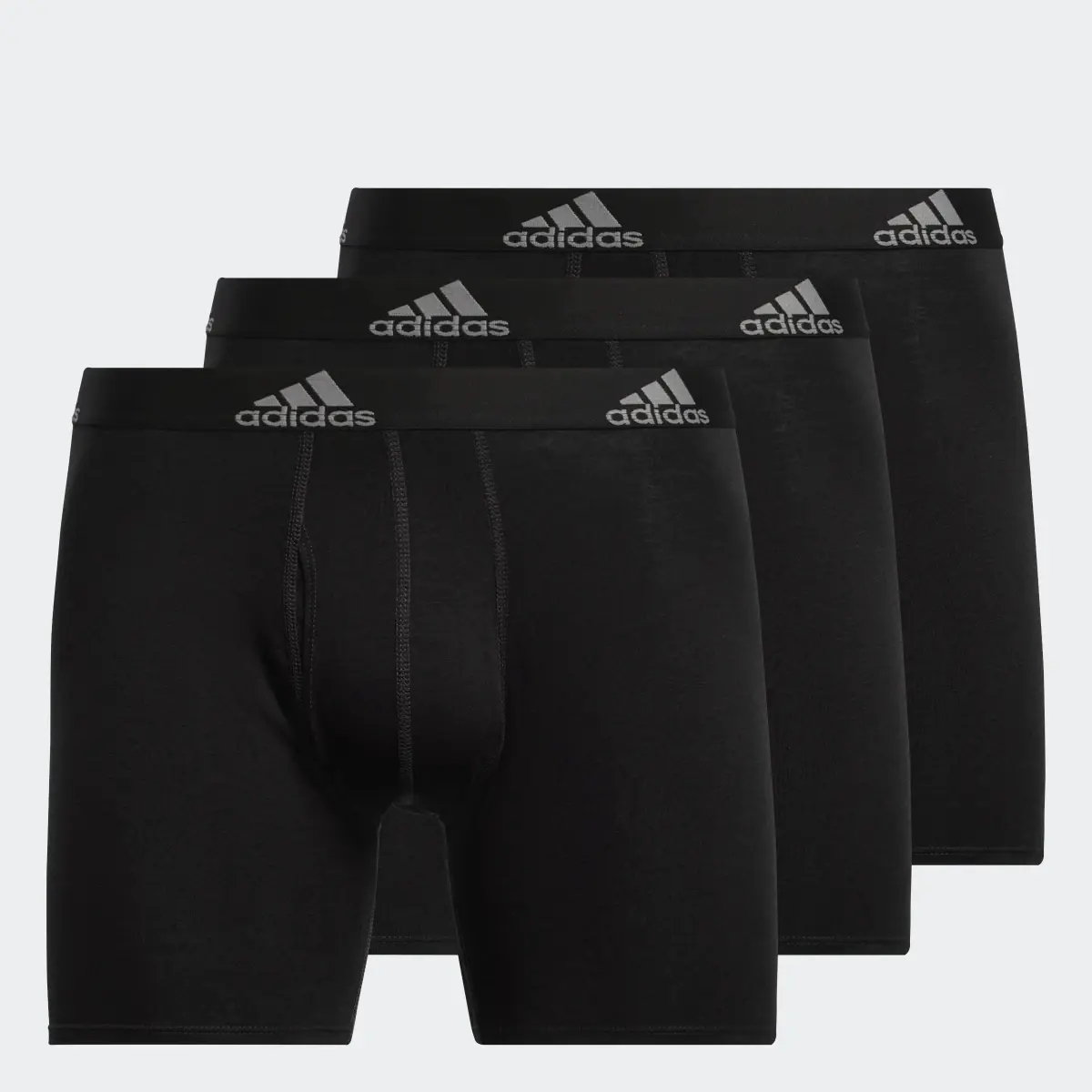 Adidas Stretch Cotton Boxer Briefs 3 Pairs (Big and Tall). 1