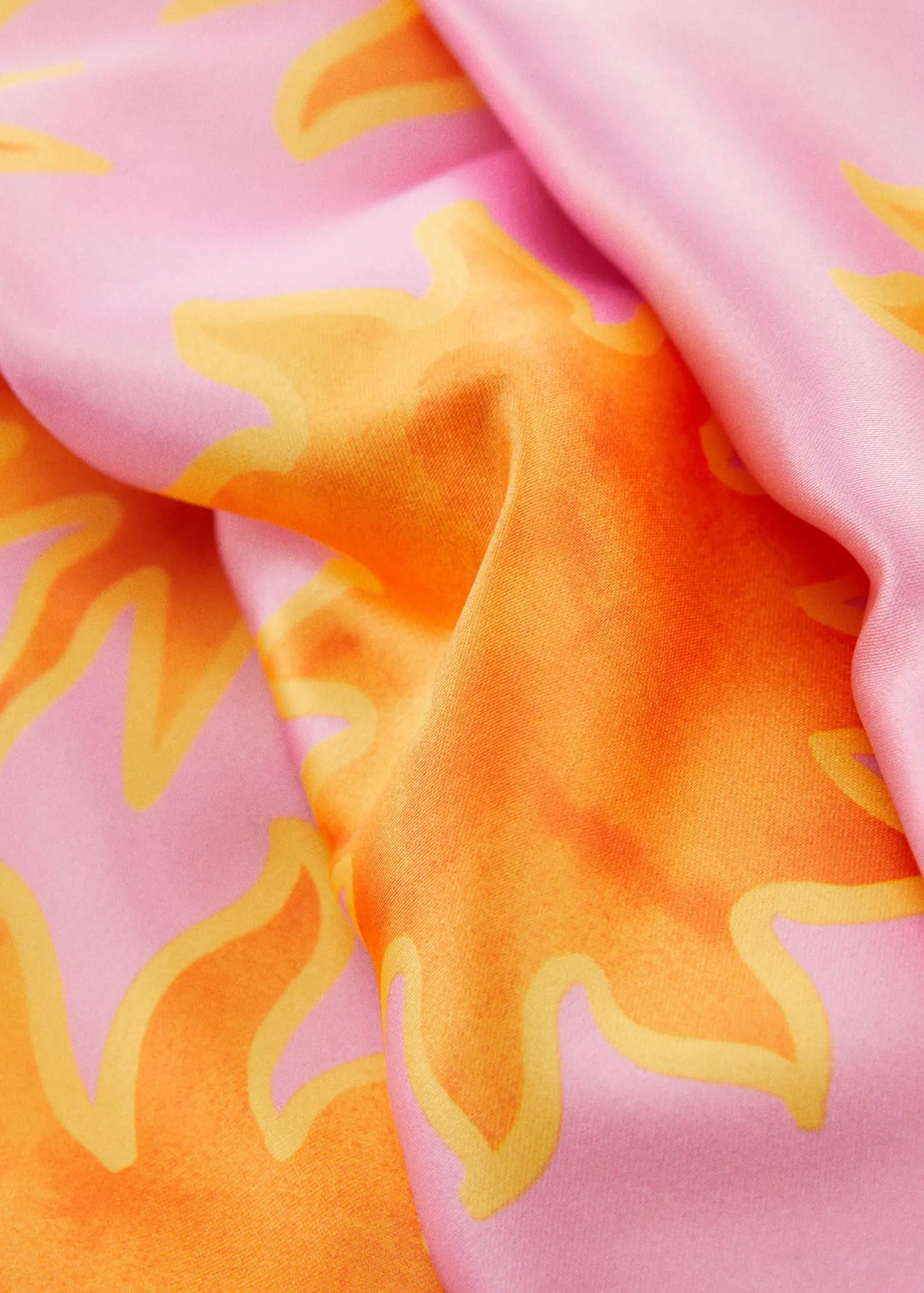 Mango Bicolor printed scarf. 3