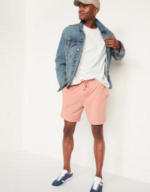 French Terry Sweat Shorts -- 7-inch inseam pink