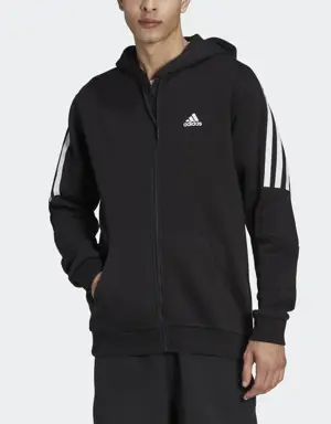 Future Icons 3-Stripes Fleece Full-Zip Hoodie