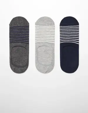 3-pack of striped design socks