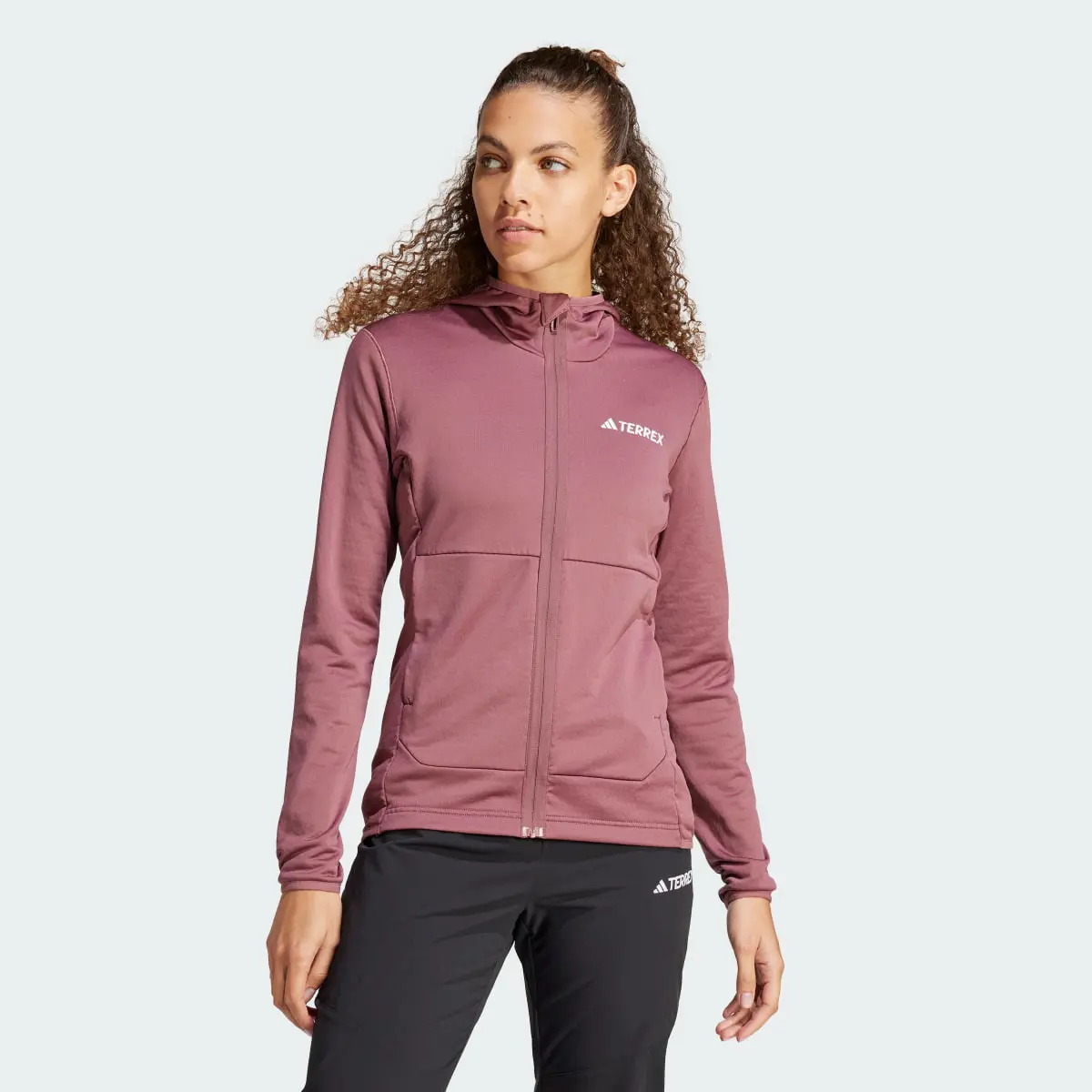 Adidas TERREX XPERIOR LIGHT FLEECE HOODED JACKET. 2