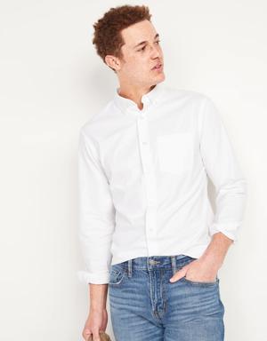Slim-Fit Everyday Oxford Shirt for Men white