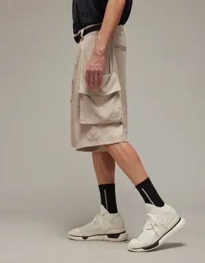 Adidas Y-3 Nylon Twill Shorts. 2