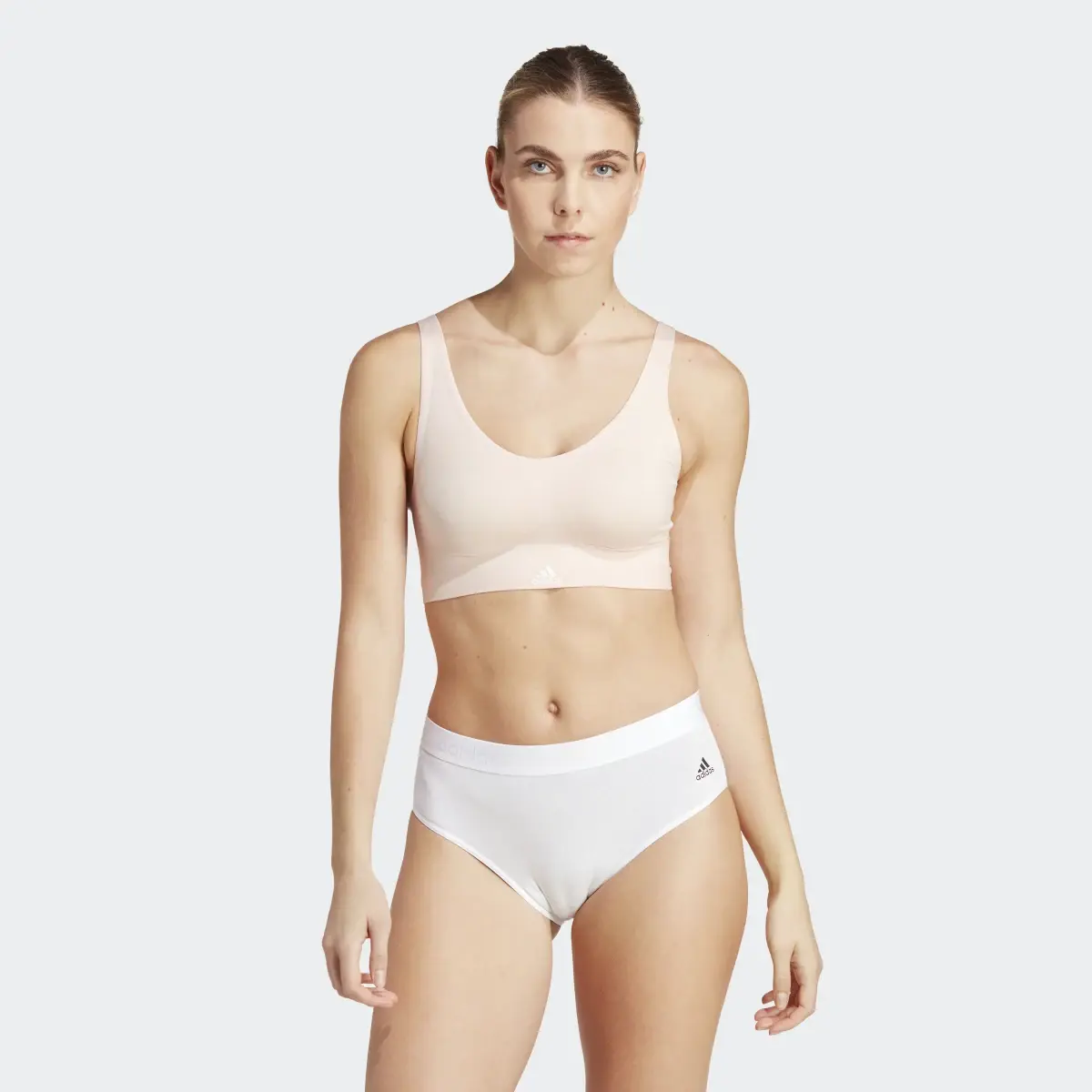 Adidas Active Micro Flex Naked Seamless Two-Ply Bra. 2