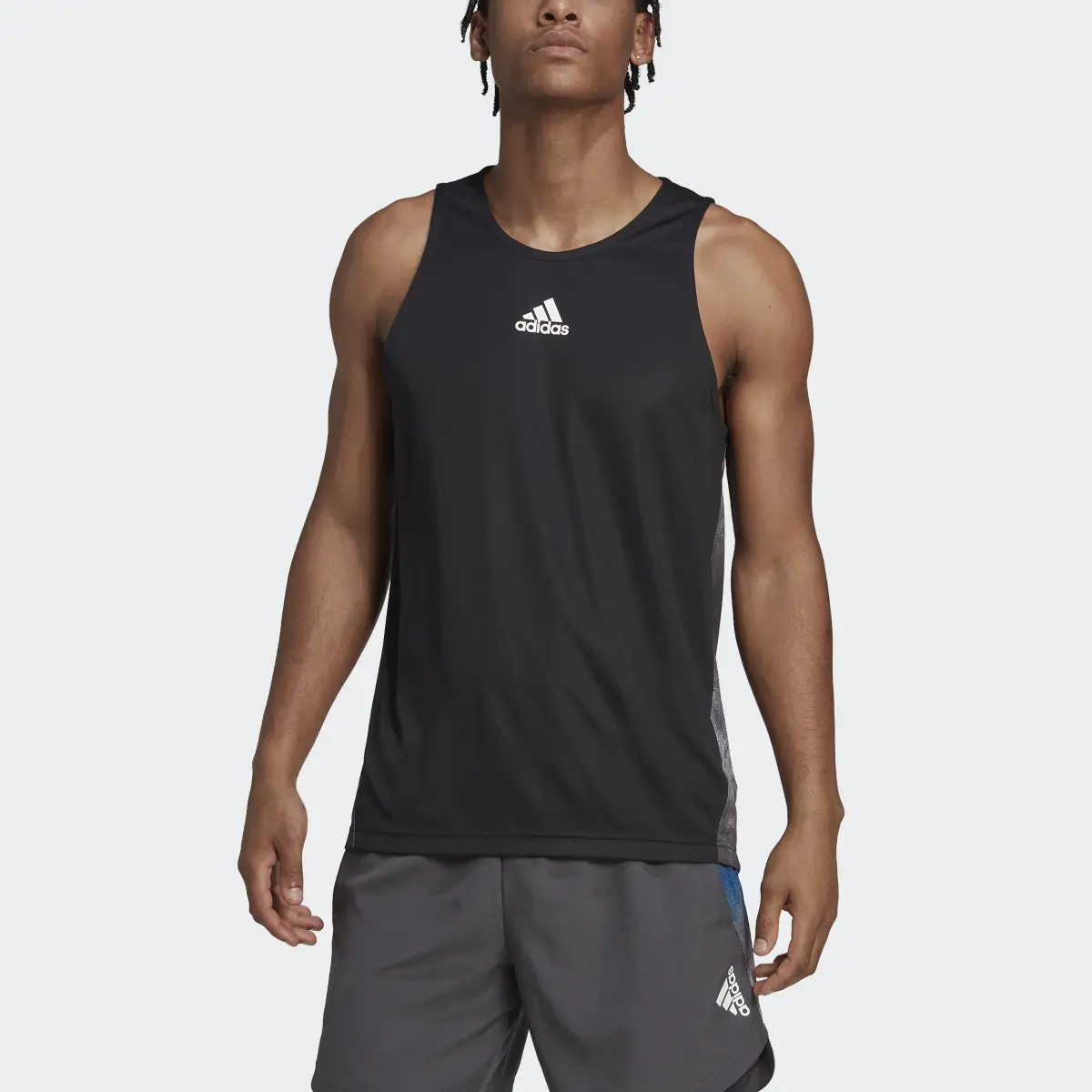 Adidas AEROREADY HIIT Graphic Training Tank Top. 1