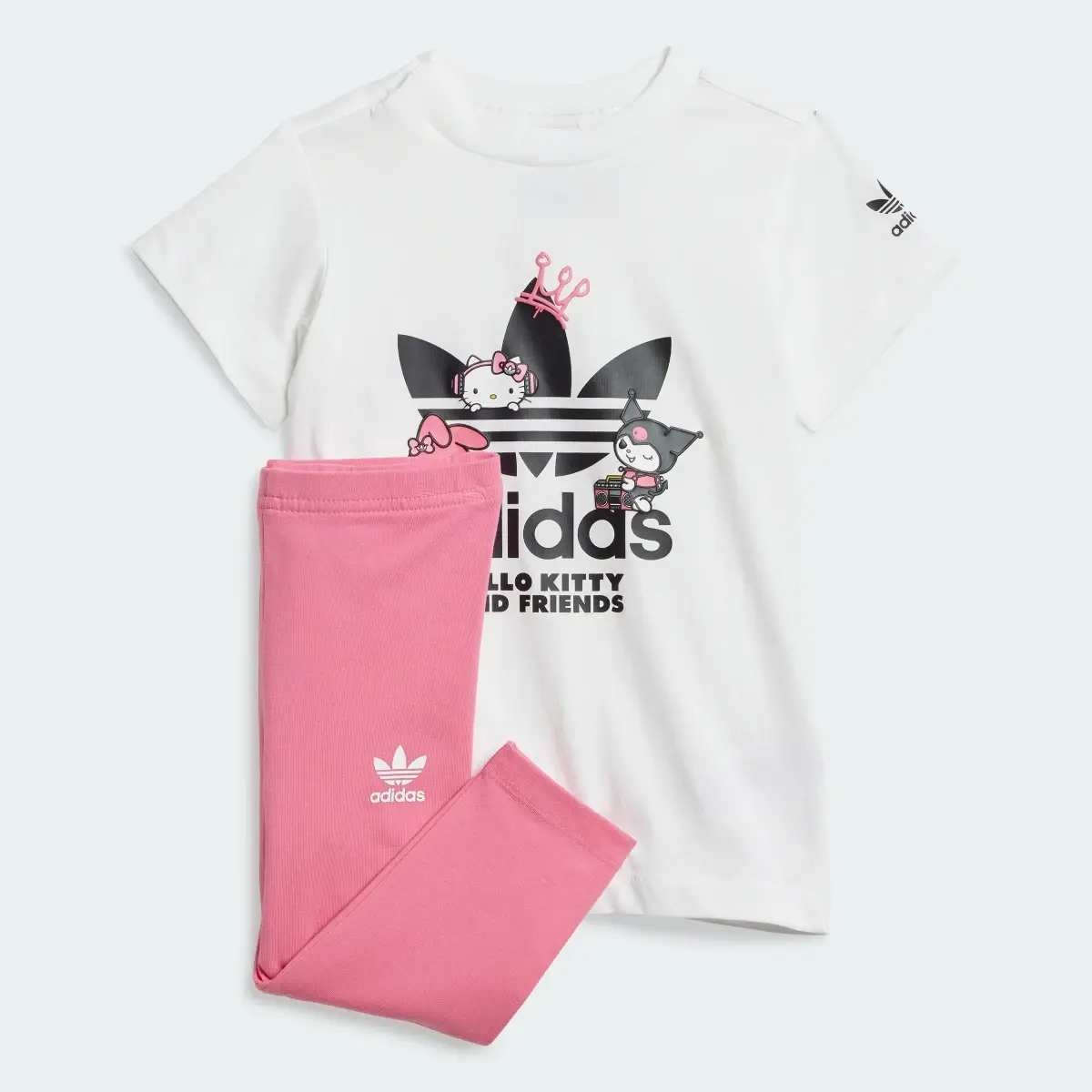 Adidas Conjunto de Vestido Playera y Mallas adidas Originals x Hello Kitty. 2