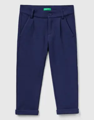 regular fit trousers