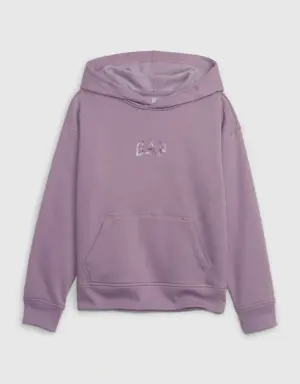 Kids Gap Arch Logo Hoodie purple