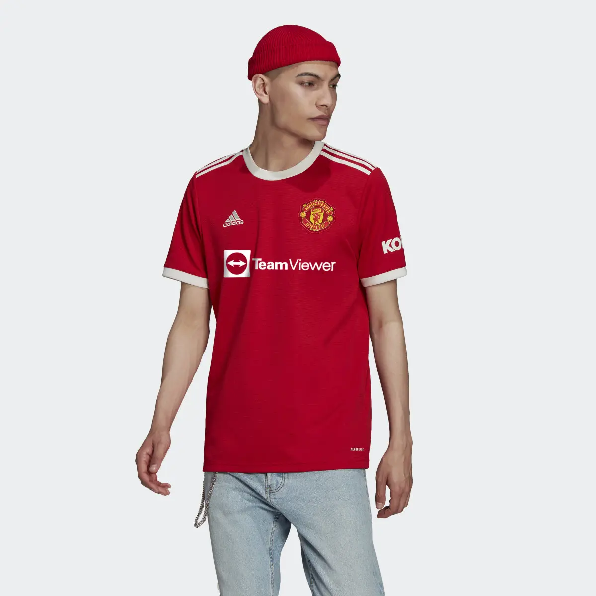 Adidas Camiseta primera equipación Manchester United 21/22. 2