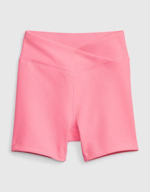 Kids Crossover Rib Bike Shorts multi