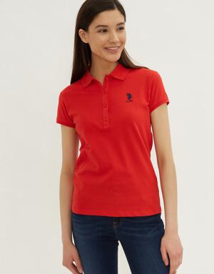 Kadın Kırmızı Basic T-Shirt