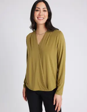 At Ease Long Sleeve Blouse