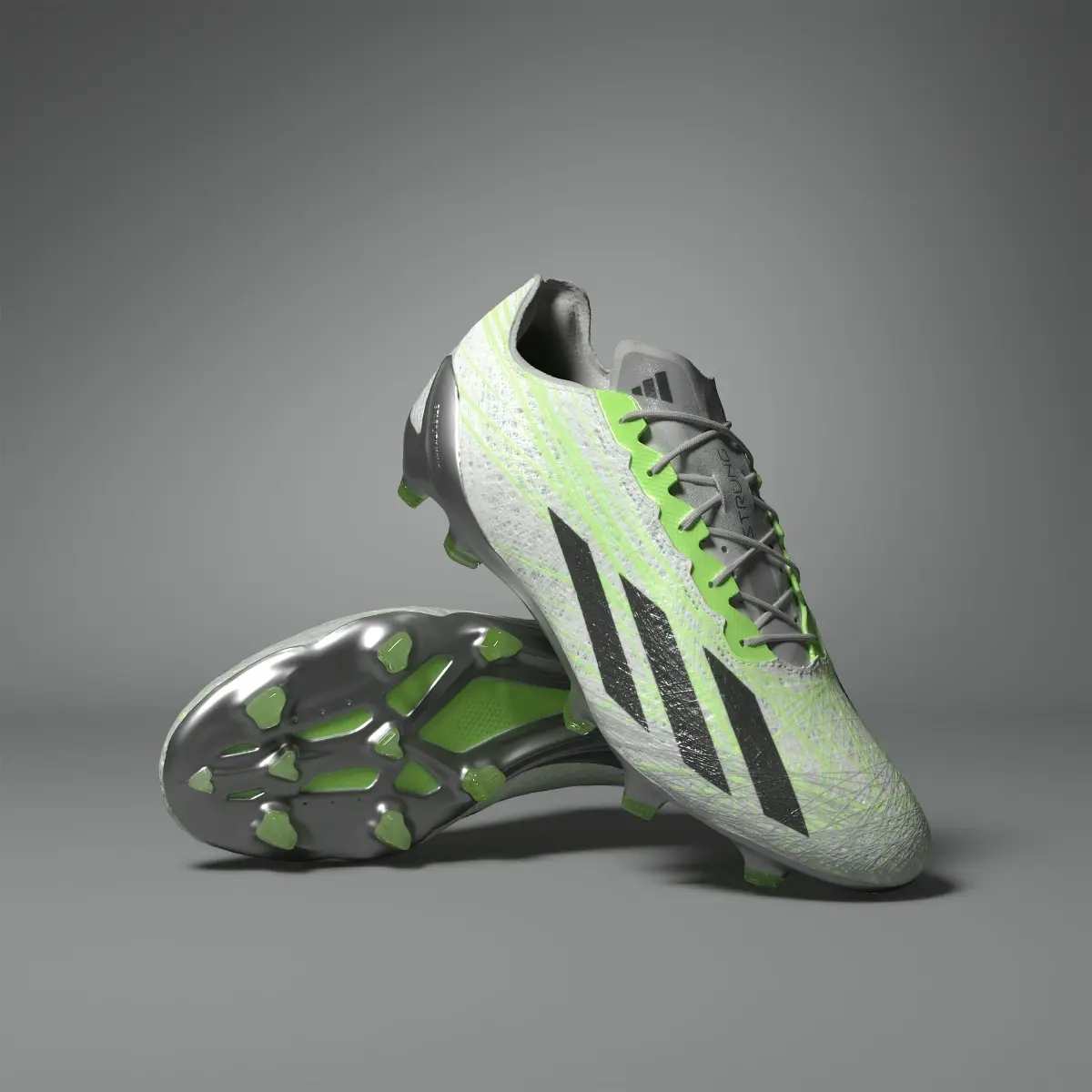 Adidas Crazyfast STRUNG+ Firm Ground Soccer Cleats. 1