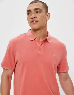 Ae Men's Super Soft Legend Pique Polo Shirt