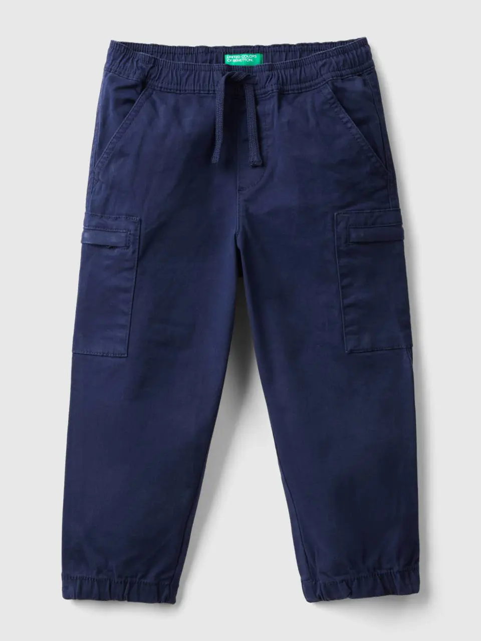 Benetton cargo trousers with drawstring. 1