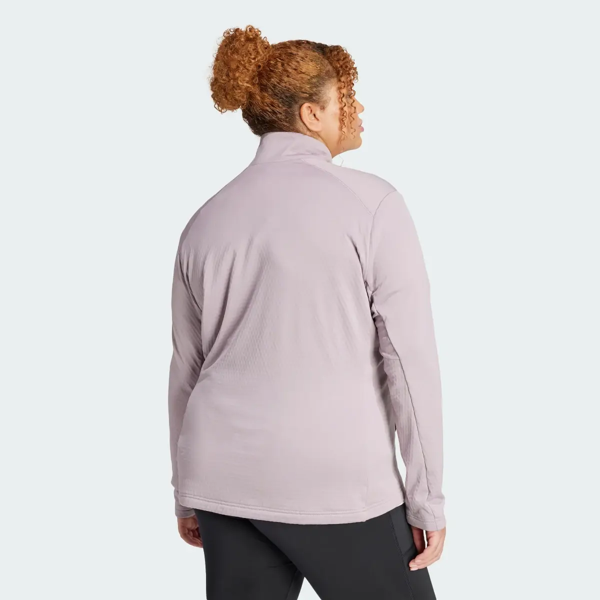 Adidas Terrex Multi Light Fleece Full-Zip Jacket (Plus Size). 3