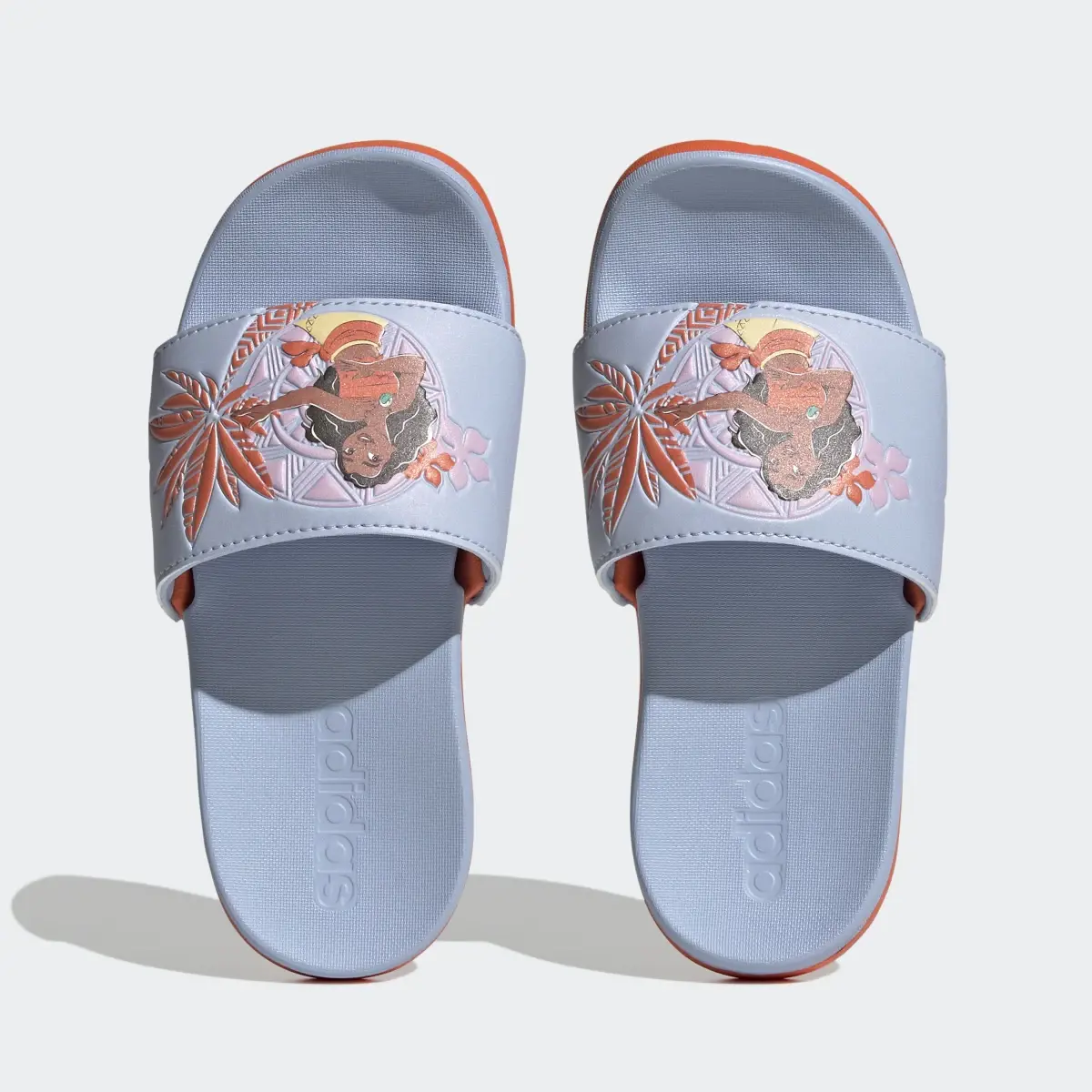 Adidas x Disney Adilette Comfort Moana Slides. 3