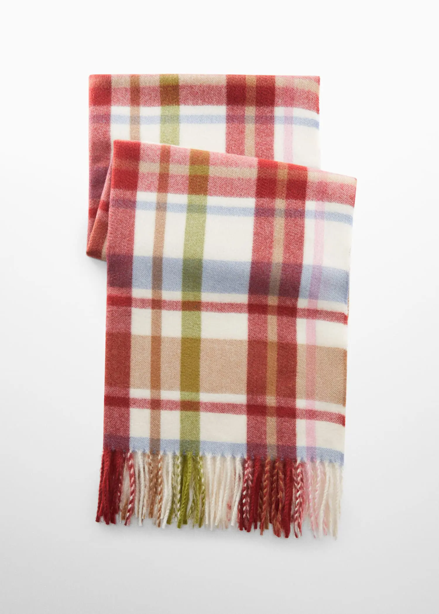 Mango Plaid scarf. 1