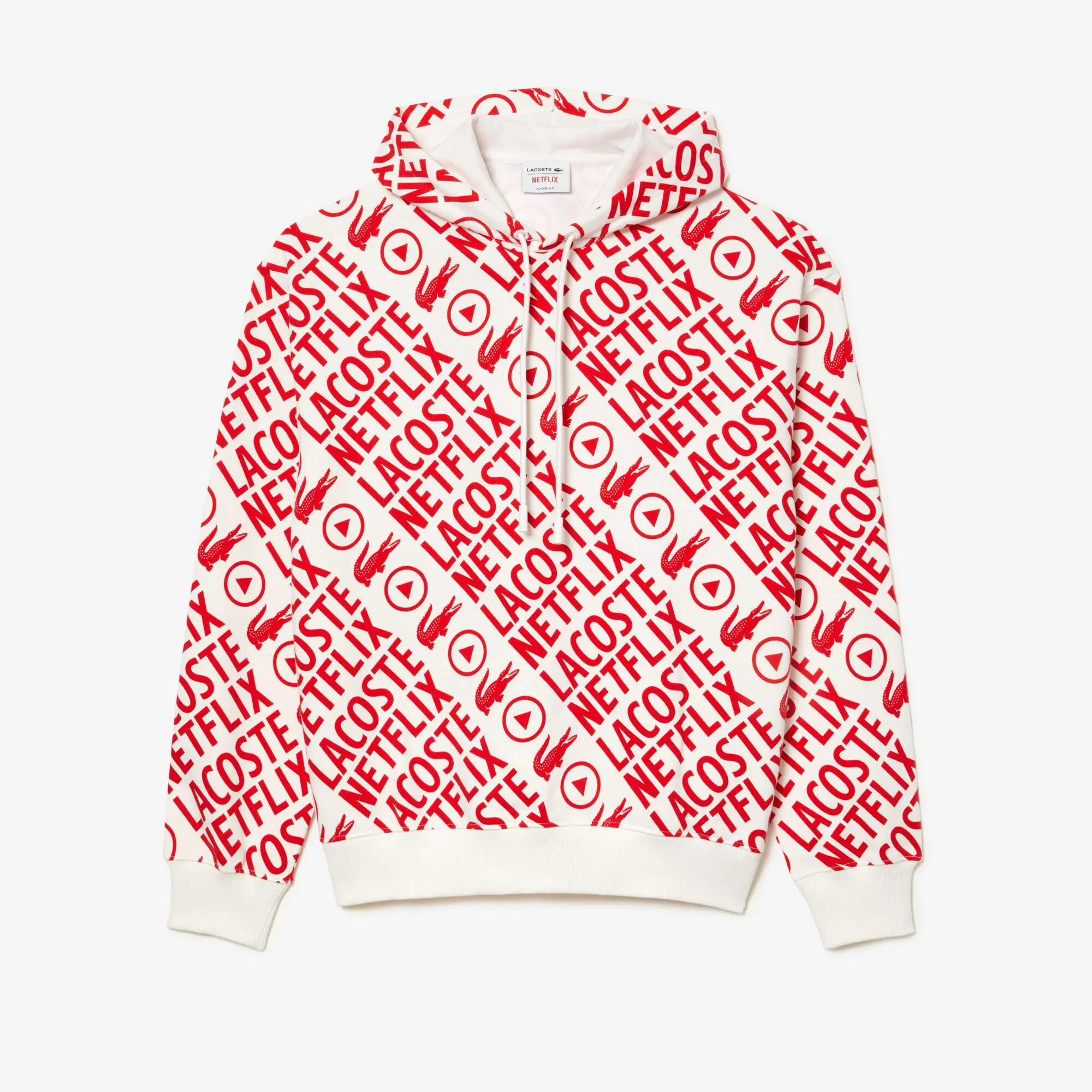 Lacoste Sweatshirt de algodão orgânico loose fit Lacoste x Netflix para homem. 2