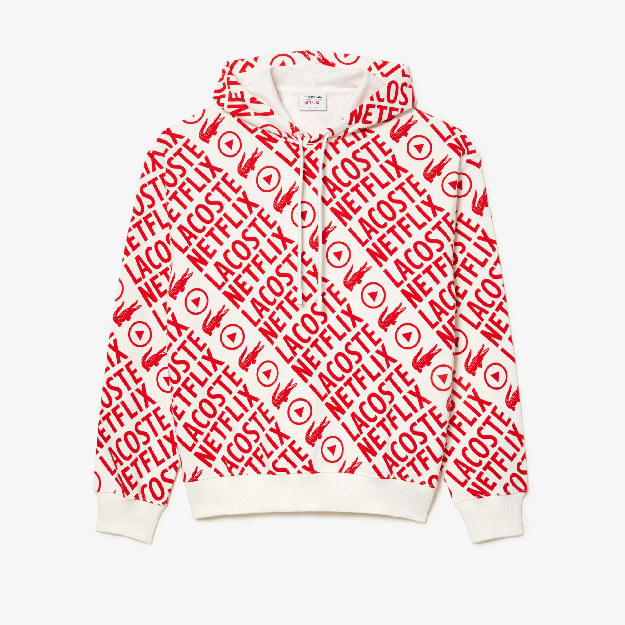 Lacoste Sweatshirt homme Lacoste x Netflix loose fit en coton biologique. 2 Lacoste Sweatshirt homme Lacoste x Netflix loose fit en coton biologique. 2