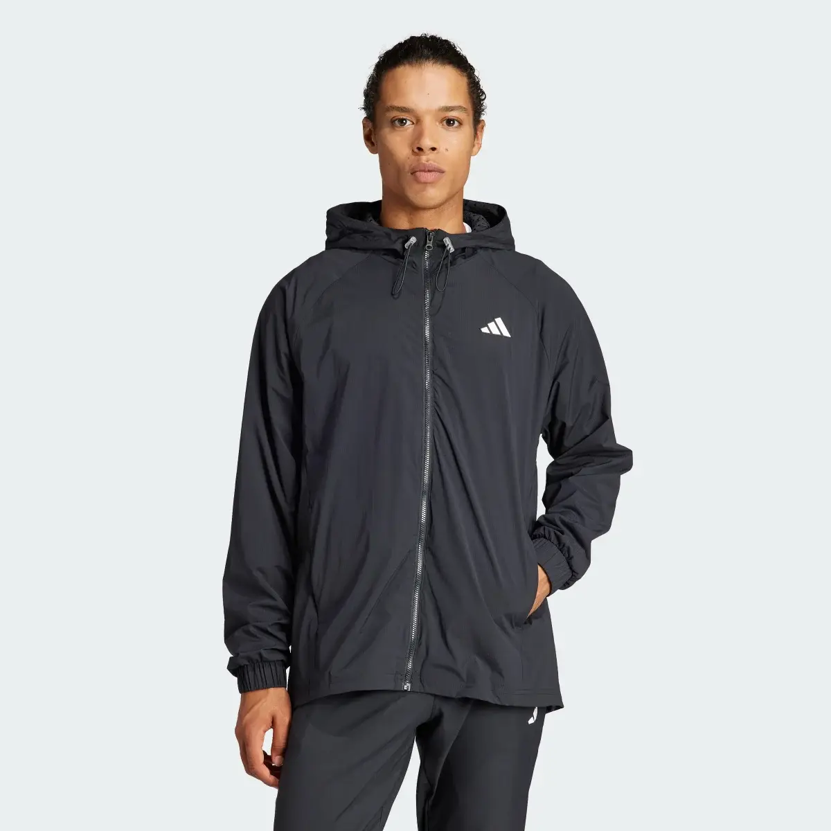 Adidas Tennis Pro Semi-Transparent Jacke. 2