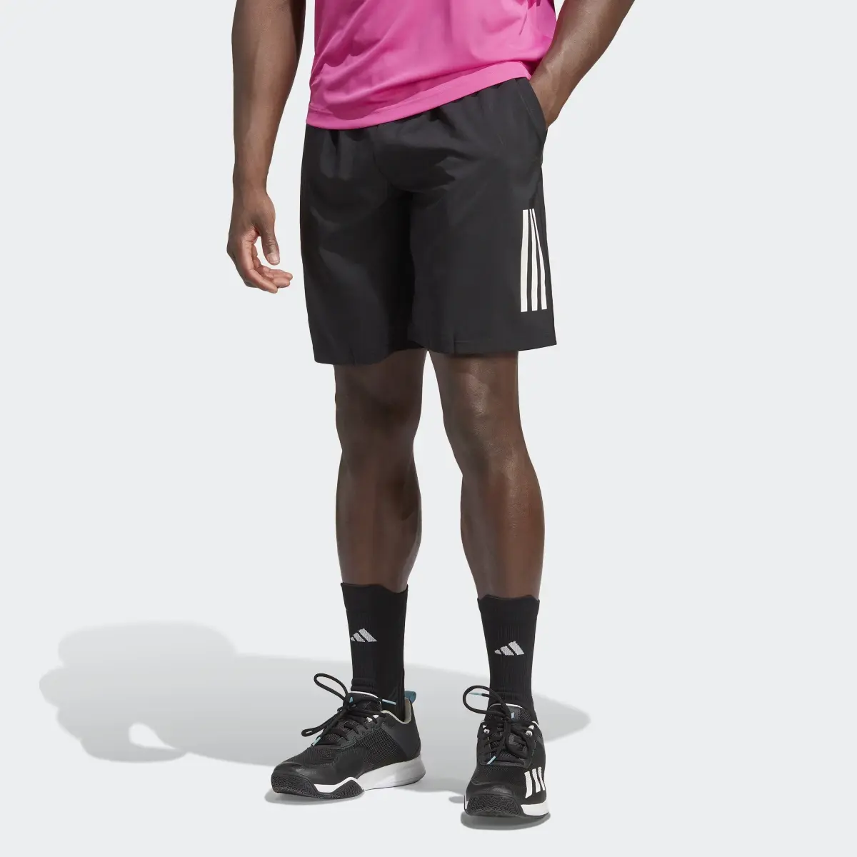 Adidas Club 3-Stripes Tennis Shorts. 1