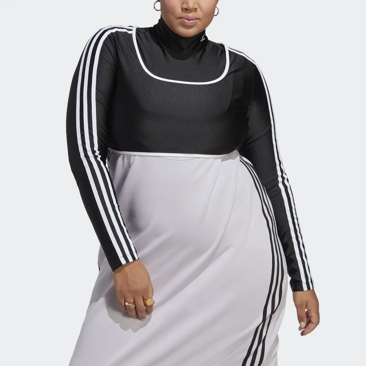Adidas Long Sleeve Bodysuit (Plus Size). 1