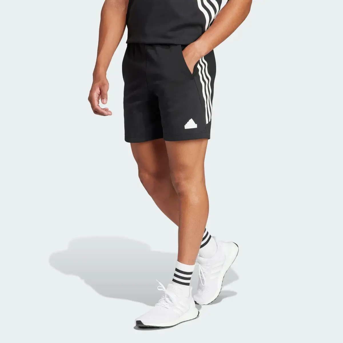 Adidas Future Icons 3-Stripes Shorts. 1