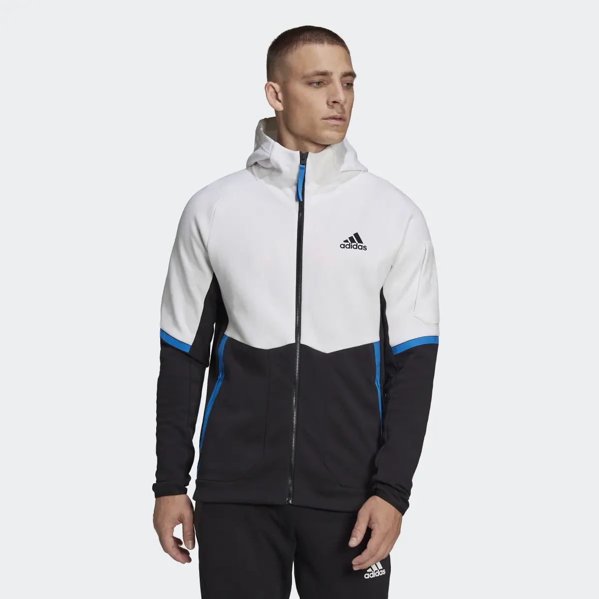 Adidas Designed for Gameday Full-Zip Jacket. 2