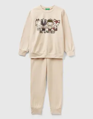 stretch cotton mascot pyjamas