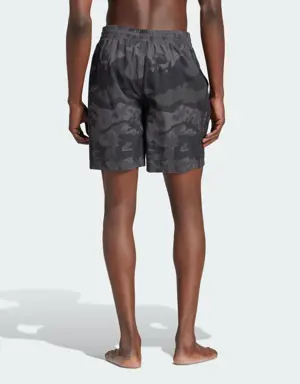 Adidas Camo Allover Print Swim Shorts. 3 Adidas Camo Allover Print Swim Shorts. 3