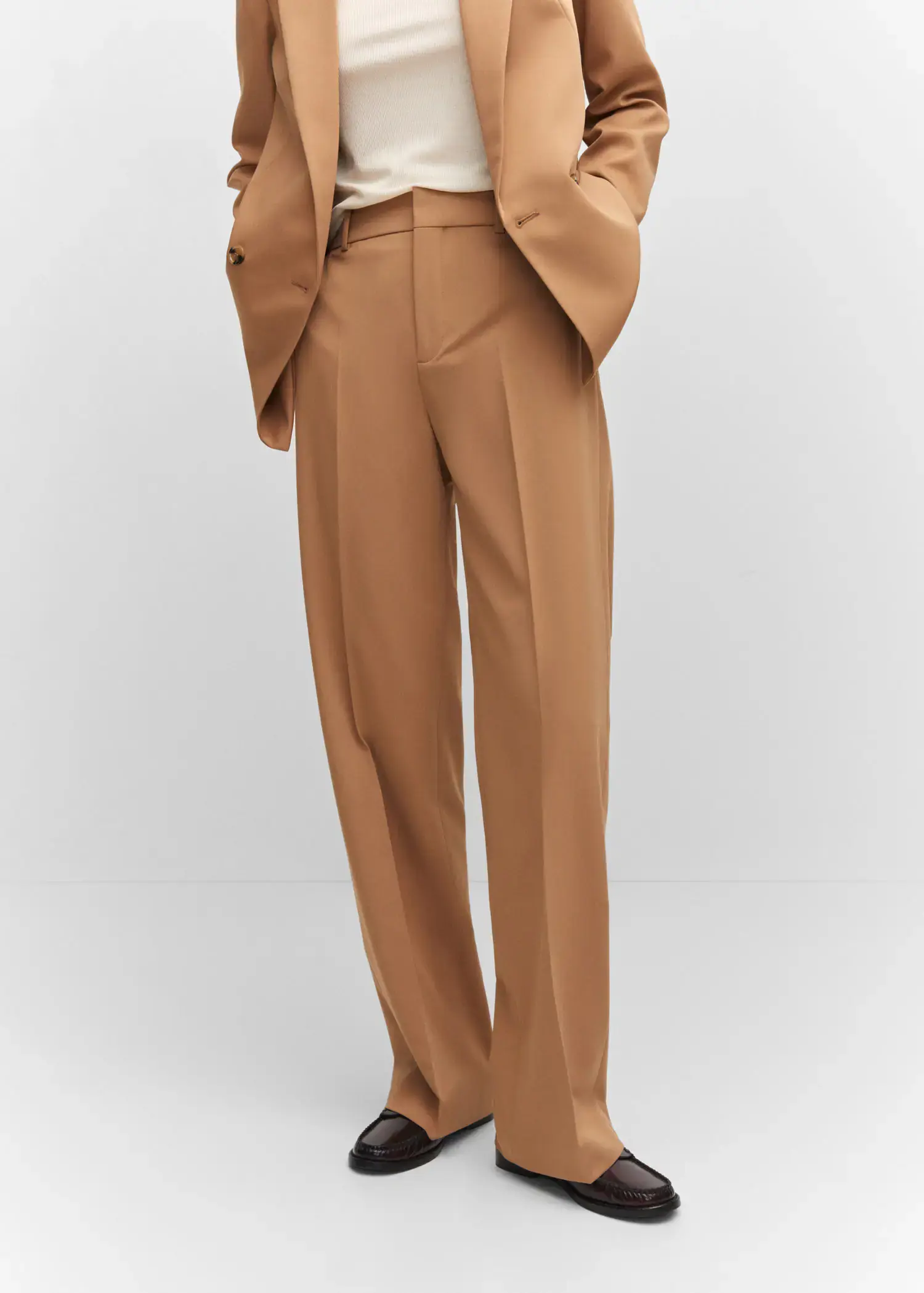 Mango Straight suit trousers. 2