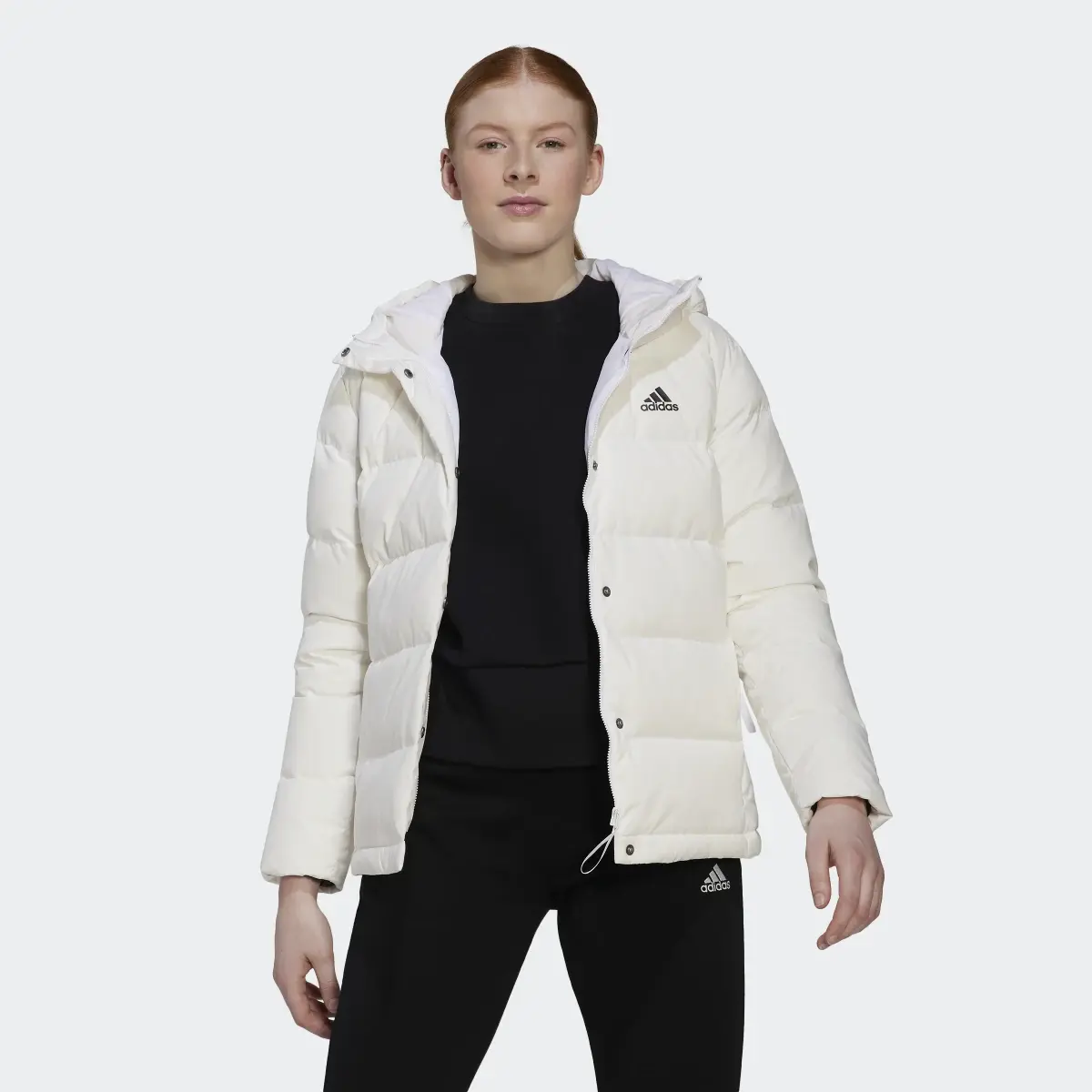 Adidas Helionic Hooded Down Jacket. 2