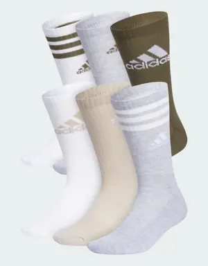 Adidas Cushioned Mixed Crew Socks 6 Pairs. 2 Adidas Cushioned Mixed Crew Socks 6 Pairs. 2