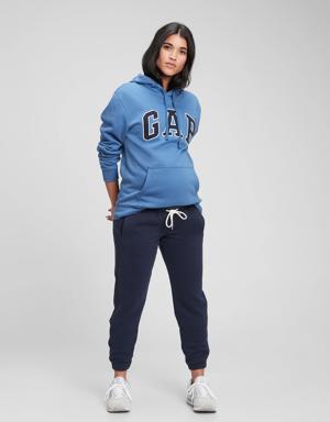 Maternity Fleece Under Belly Joggers blue