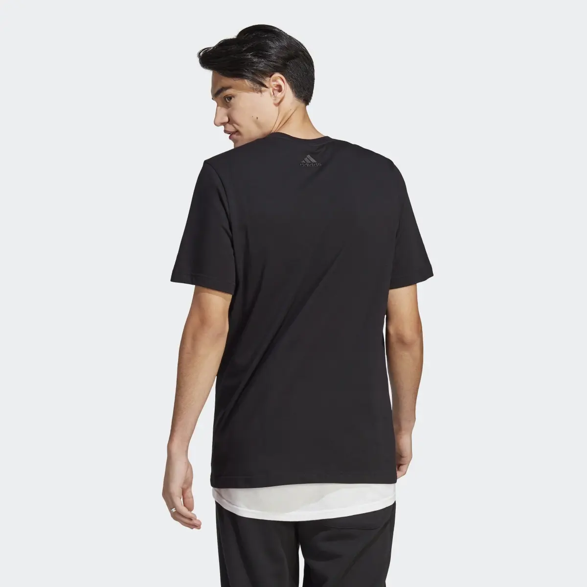 Adidas T-shirt Essentials Single Jersey Linear Embroidered Logo. 3