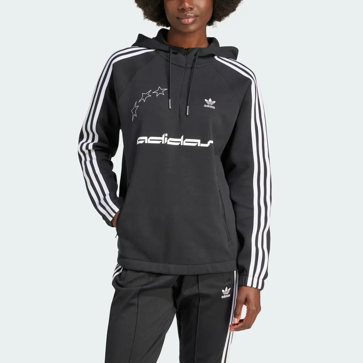 Adidas Loose Cutline Hoodie. 1