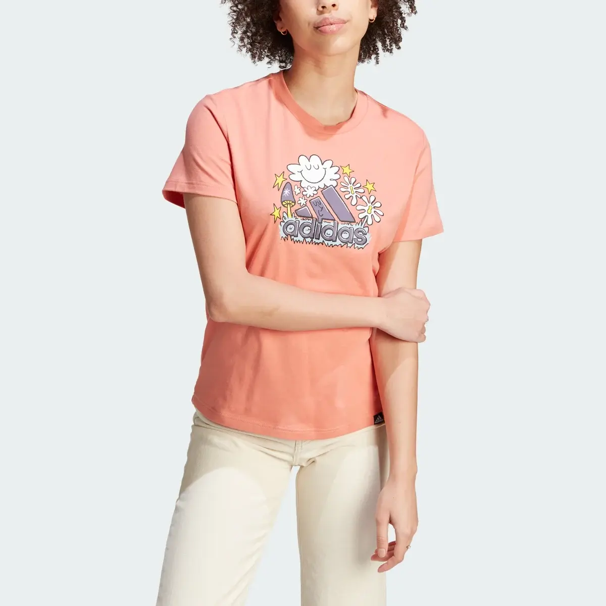 Adidas Doodle Graphic T-Shirt. 1