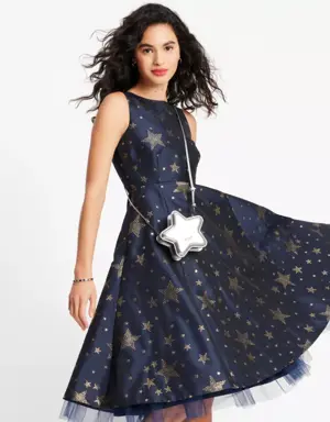 Starlight Brocade Dress