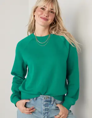 Vintage Sweatshirt for Women green
