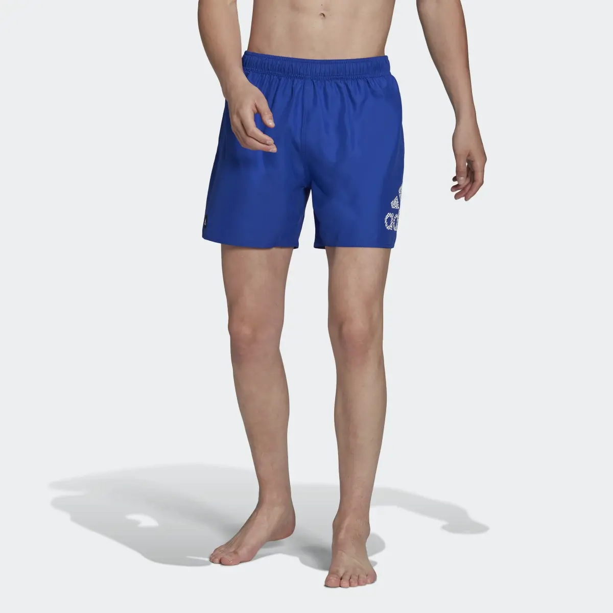 Adidas CLX Short Length Swim Shorts. 1
