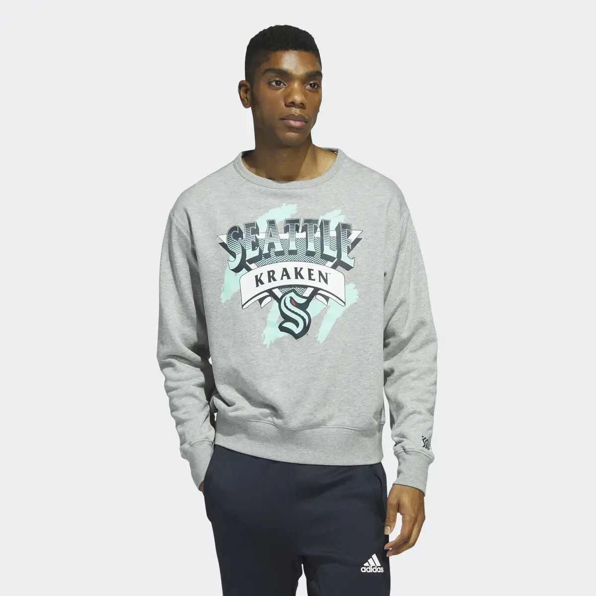 Adidas Kraken Vintage Crew Sweatshirt. 2