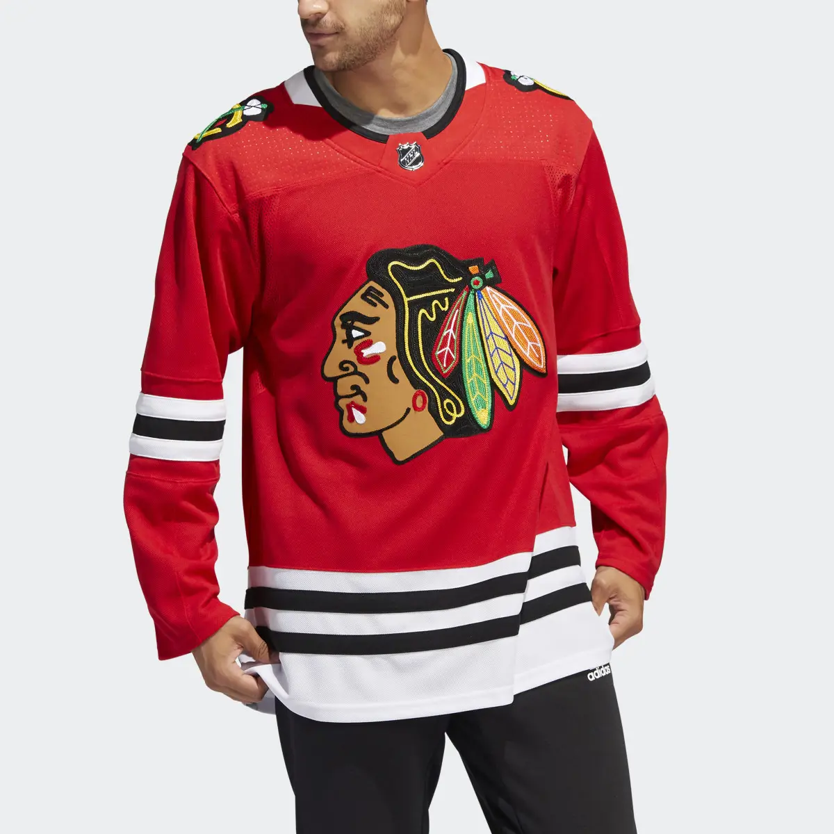 Adidas Blackhawks Home Authentic Jersey. 1